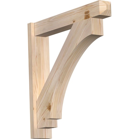 Ekena Millwork Imperial Smooth Craftsman Outlooker, Douglas Fir, 5 1/2"W x 30"D x 30"H OUT06X30X30IMP04SDF
